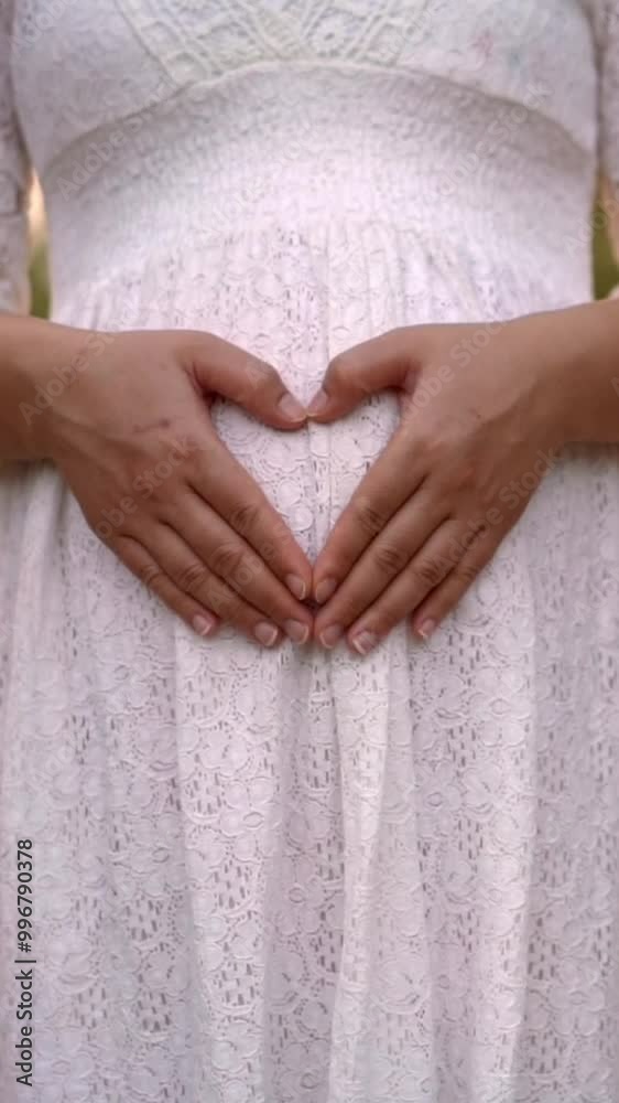 Pregnant woman feeling happy with new life at garden home while take care of her child. The young expecting mother holding baby in pregnant belly. Maternity prenatal care and woman pregnancy concept. Pregnant woman feeling happy with new life at garden home while take care of her child. The young expecting mother holding baby in pregnant belly. Maternity prenatal care and woman pregnancy concept.