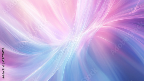 Soft Pastel Abstract Background with Glowing Rays