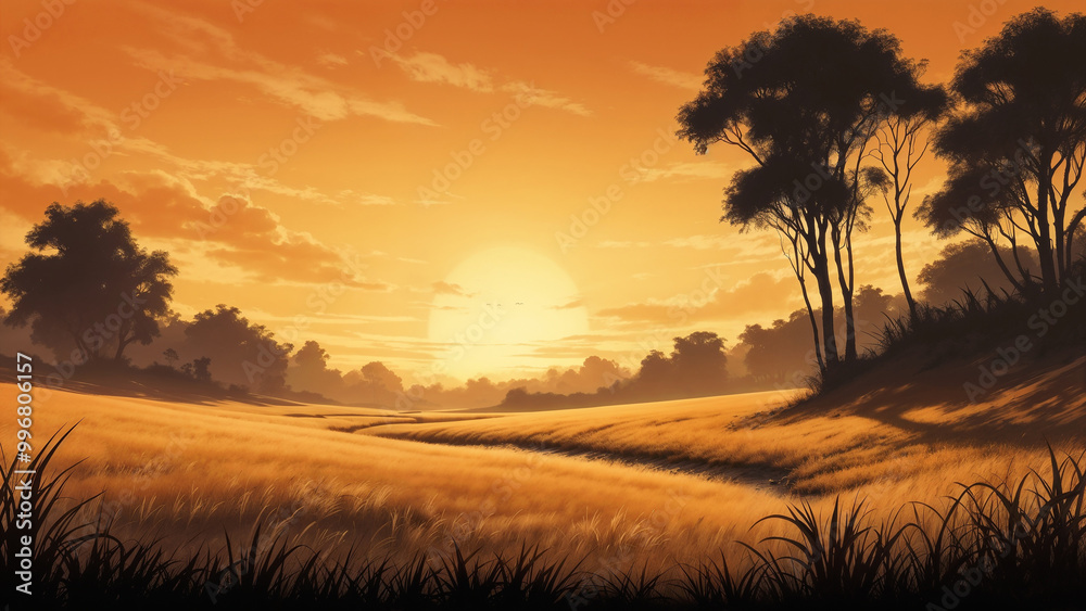 Obraz premium sunrise in the mountains