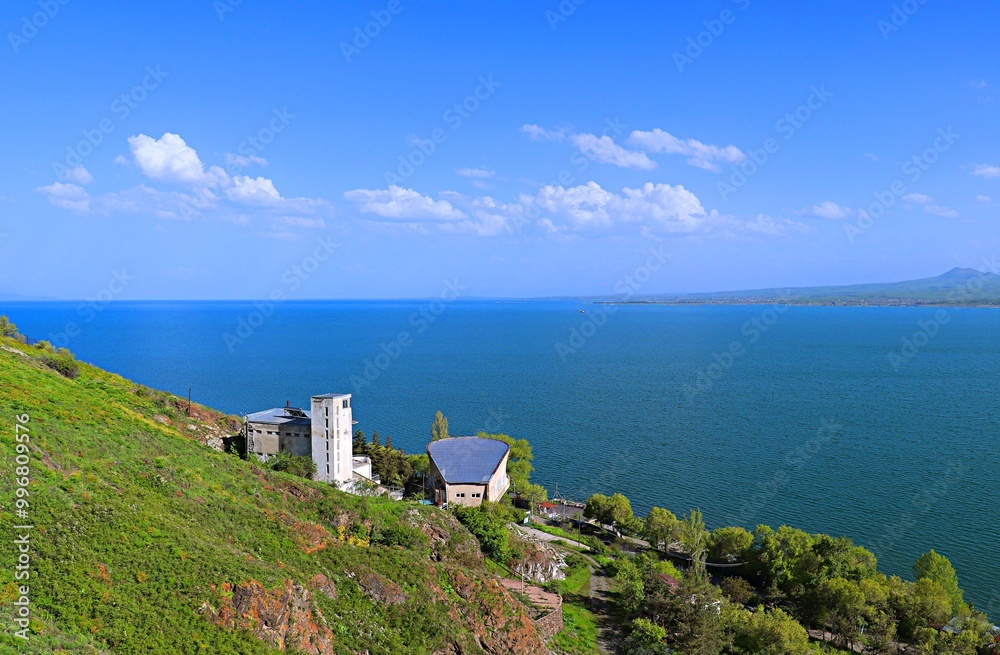 Fototapeta premium Armenia, high mountain lake Sevan
