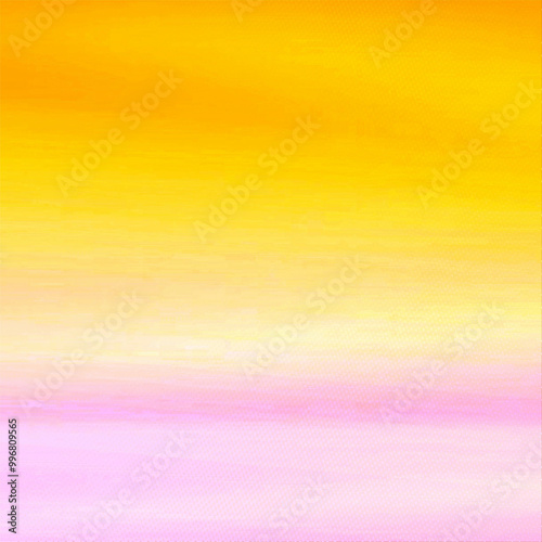 Yellow and pink mixed gradient color square background, Usable for social media, story, banner, poster, Ad, events, party, and various graphic design works