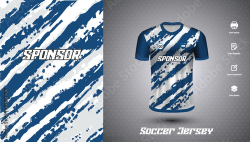 Soccer jersey design for sublimation or sports t-shirt design for cricket

