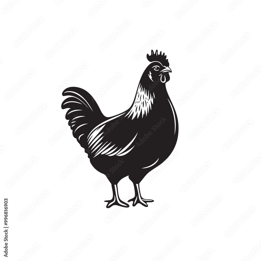 Cock vector icon isolated on white background Cock vector icon isolated on white background