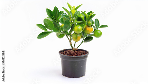 Potted Calamondin Orange Tree with Fruit