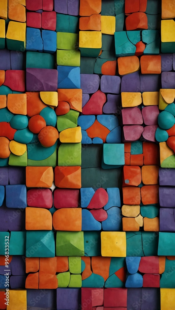 Another illustration of multicolor truchet tiling connections. Another illustration of multicolor truchet tiling connections.