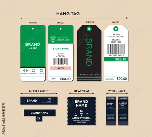 hangtag_care labe_size label_heatsel for design, production, and branding in garment trims and labeling.