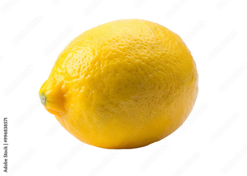a bright yellow lemon isolated on transparent background a bright yellow lemon isolated on transparent background