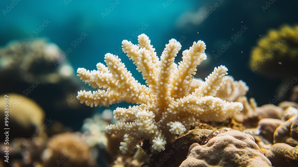 Beautiful close-up of vibrant coral reef under crystal clear water, showcasing marine life and biodiversity in natural habitat. Beautiful close-up of vibrant coral reef under crystal clear water, showcasing marine life and biodiversity in natural habitat.