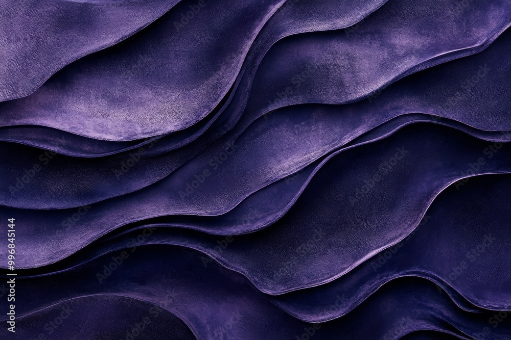 Fototapeta premium Minimal modern 3d abstract background deep indigo grainy texture 