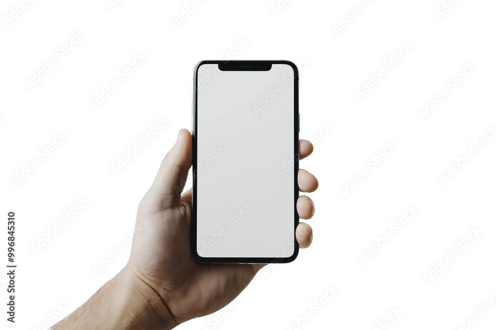 Smartphone Mockup Held in Hand, Isolated Mobile Device for App Display and Digital Technology, Perfect for Tech Designs and Mobile Templates Smartphone Mockup Held in Hand, Isolated Mobile Device for App Display and Digital Technology, Perfect for Tech Designs and Mobile Templates