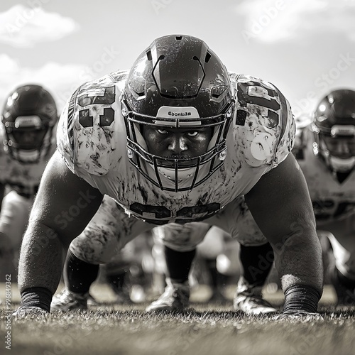 Dominant Offensive Lineman in the Trenches: Power and Strength Battle Preparation