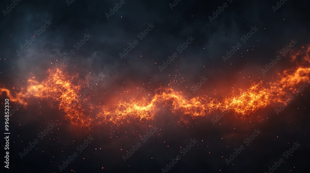 A captivating depiction of vibrant flames against a dark backdrop, illuminating the space with a fiery glow and dynamic energy. A captivating depiction of vibrant flames against a dark backdrop, illuminating the space with a fiery glow and dynamic energy.