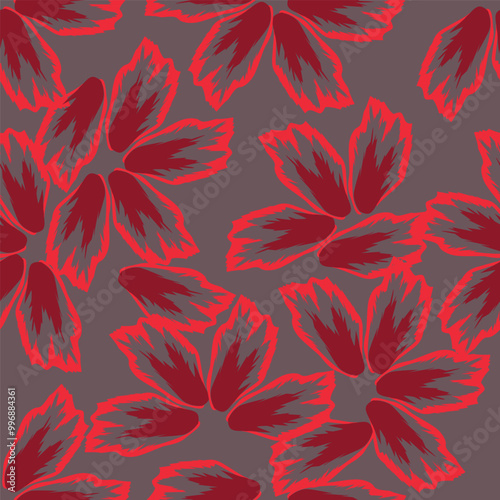 abstract a solid multicolor small and big flower mixed vector pattern arrangement with medium color, all over vector design with white background illustration digital image for textile printing factor