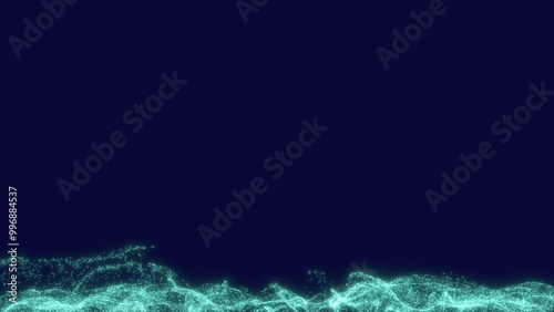 energiegeladene leuchtende Partikel, symmetrisch, digital, Daten, Computer, Glitzer, Internet, Technik, Industrie, Innovationen, Muster, türkis
