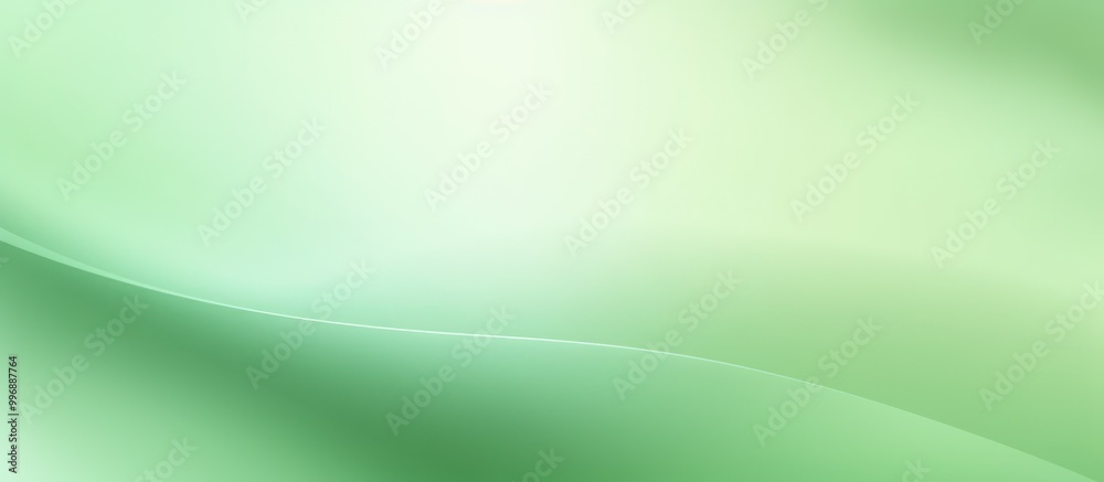 Abstract Green Gradient with Curved Line Abstract Green Gradient with Curved Line