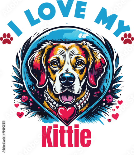 Potter Is My Cute Cat, Cat name t-shirt Design