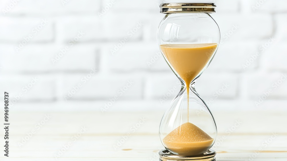 Timeless Passage - An hourglass symbolizing the finite nature of time and resources. Timeless Passage - An hourglass symbolizing the finite nature of time and resources.