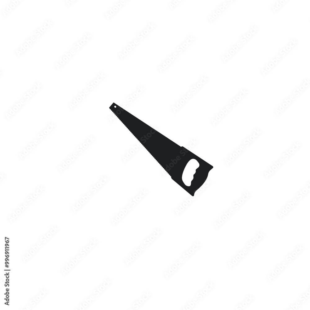 Fototapeta premium Saw icon flat vector design