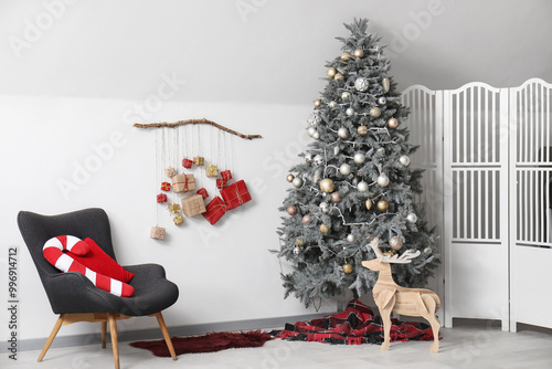 Advent calendar hanging on ...