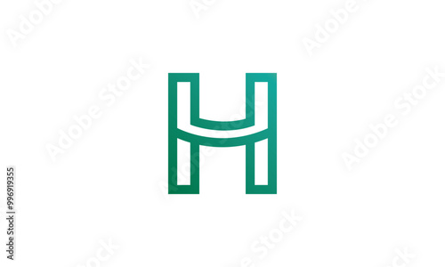 h logo initial vector, h letter logo design, hh logo icon, Letter H logo icon design template