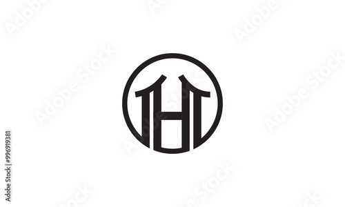 h logo initial vector, h letter logo design, hh logo icon, Letter H logo icon design template