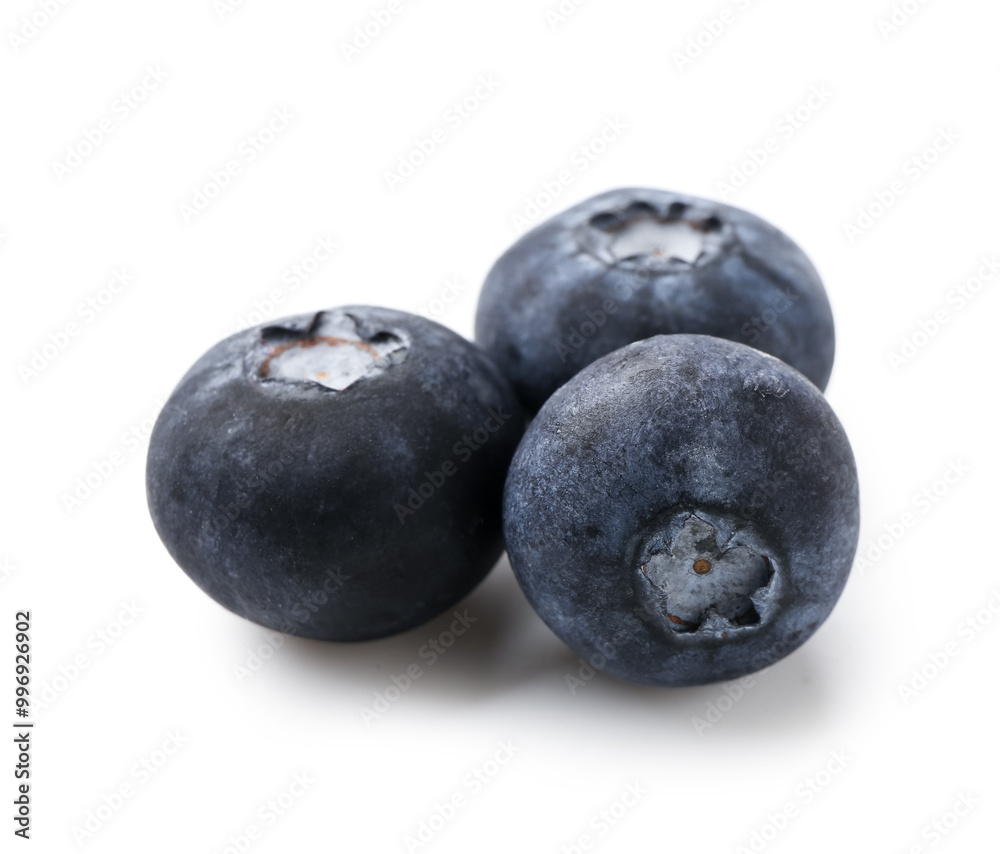 Fresh blueberries isolated on white background Fresh blueberries isolated on white background