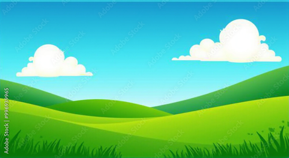 Fototapeta premium field and sky