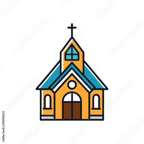 church logo vector illustration