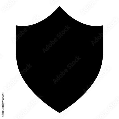 Free Download Shield badge icon. Simple protection vector illustration. - GFXLoad