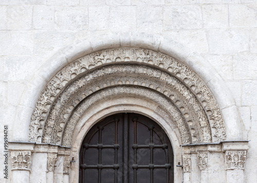 entrance to the church