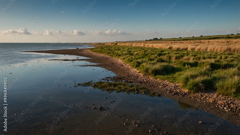 Landscape image of Romney Marsh coastline. Landscape image of Romney Marsh coastline.
