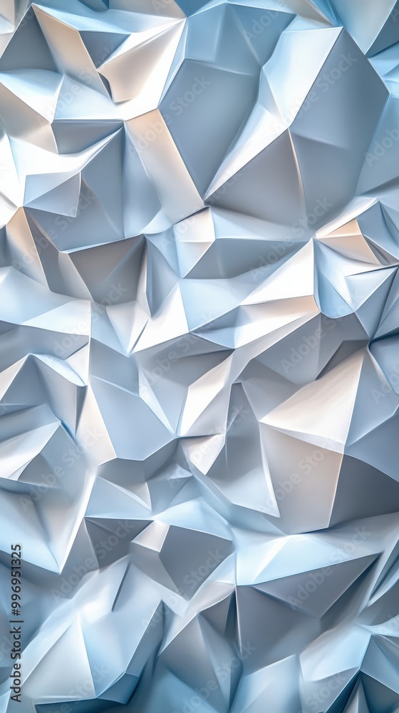 White geometric abstract textured surface with polygonal shapes for modern design background White geometric abstract textured surface with polygonal shapes for modern design background