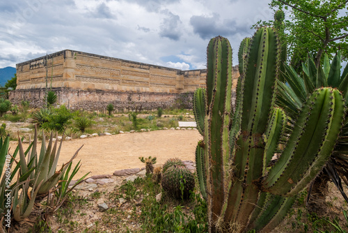 The pre-columbian archeological site of Mitla in Oaxaca, Mexico
