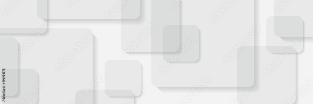 Silver cube. Grey box metallic shape. Vector square block set. 3D cubic objects, eps10.