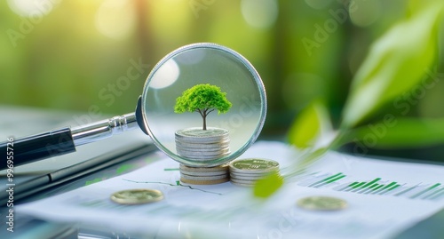 The green finance industry focuses on investments that are climate wise, driving sustainable economic development as well as balancing business growth with ecological responsibility. photo