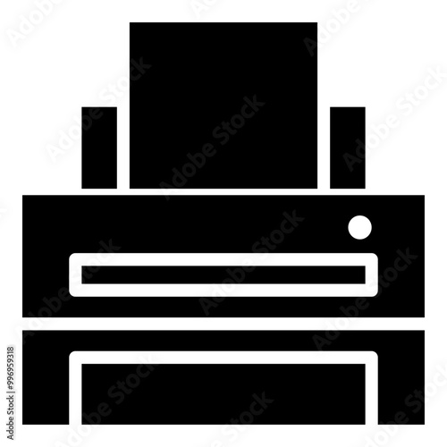 Printer Simple Solid Icon