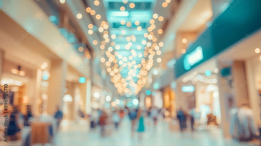 An abstract blurry background is used in this interior design of a shopping mall : Stock Image An abstract blurry background is used in this interior design of a shopping mall : Stock Image