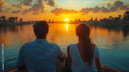 Romantic Sunset Cruise on the Nile River in Egypt