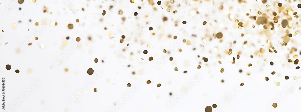 An elegant theme. Falling gold confetti. Decorations and celebrations. An elegant theme. Falling gold confetti. Decorations and celebrations.