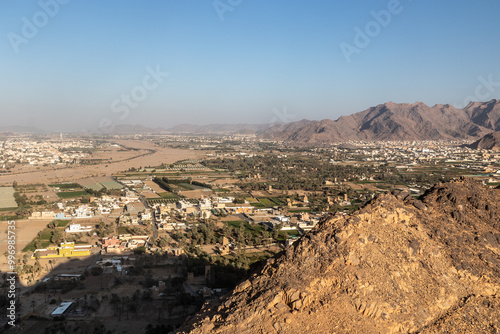 Aerial view of Najran, Saudi Arabia