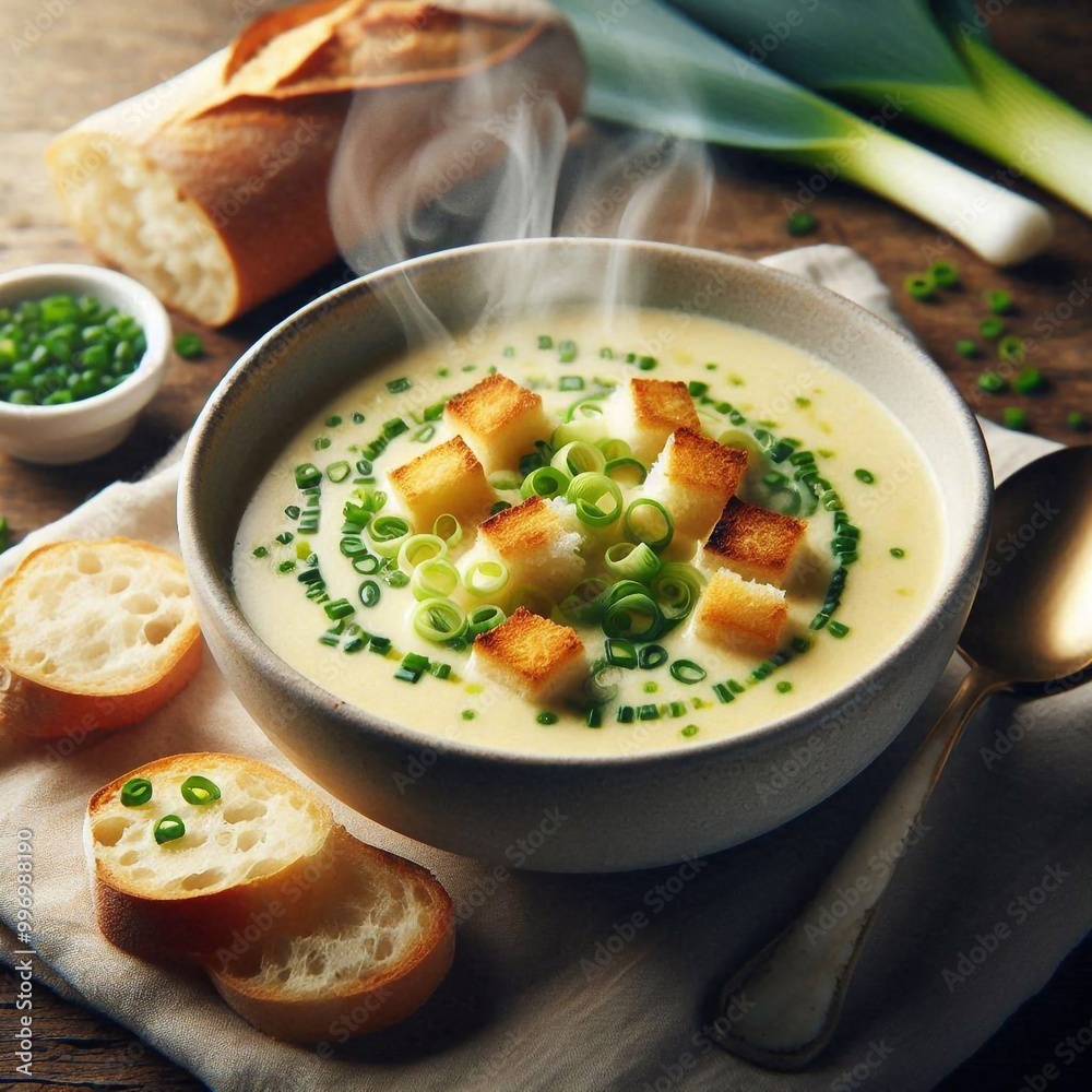 Käse/Lauchsuppe