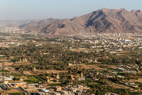 Aerial view of Najran, Saudi Arabia