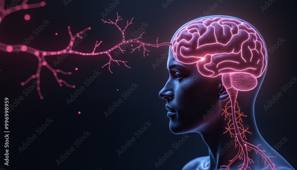 Artificial Intelligence Brain with Futuristic Neural Networks Artificial Intelligence Brain with Futuristic Neural Networks