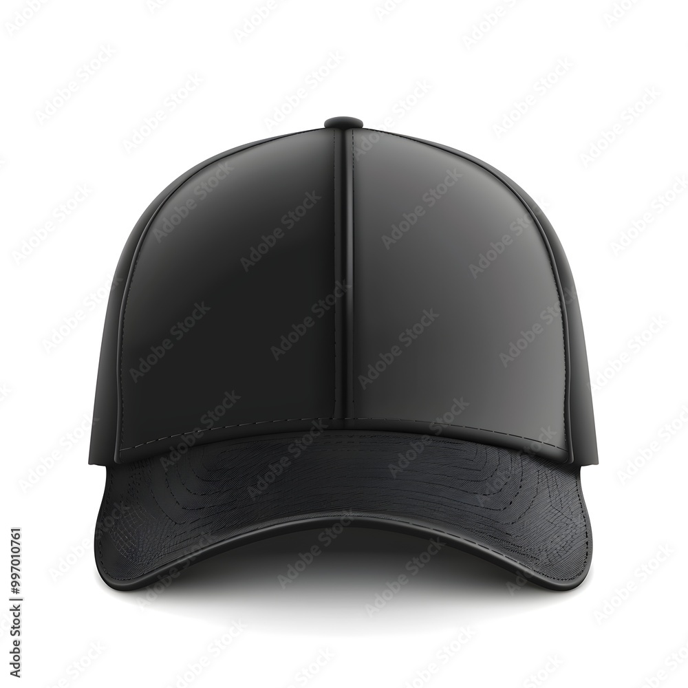 Baseball cap white and black templates, front views isolated on white background
Baseball cap white and black templates, front views isolated on white background