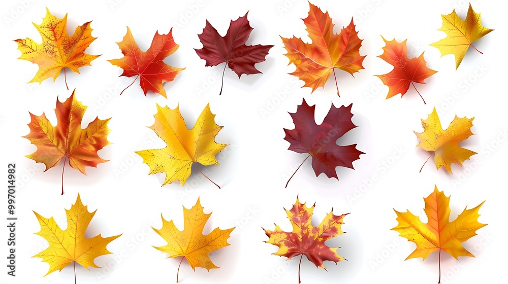 Colorful Autumn falling leaves isolated on transparent background. Ai Generative
Colorful Autumn falling leaves isolated on transparent background. Ai Generative