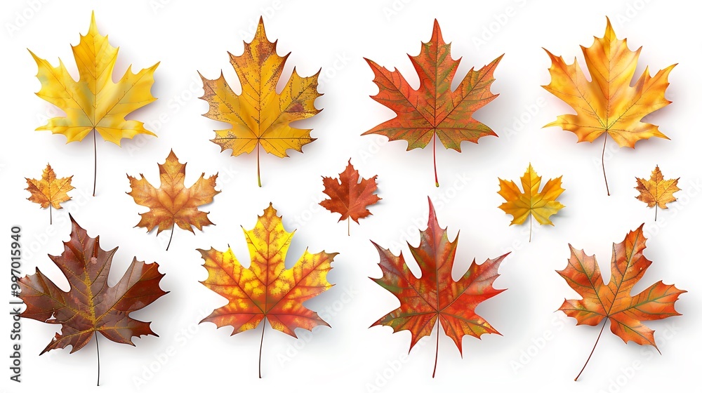Colorful Autumn falling leaves isolated on transparent background. Ai Generative
Colorful Autumn falling leaves isolated on transparent background. Ai Generative