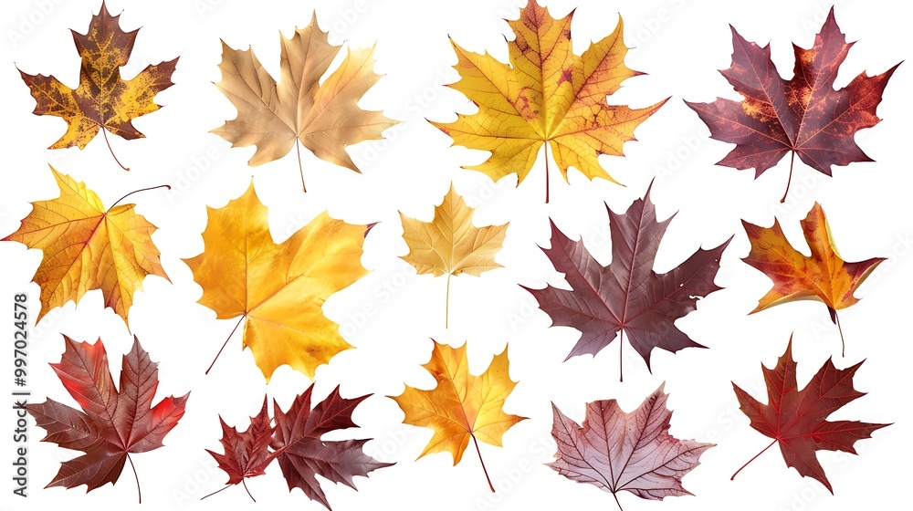 Collection of autumn leaves isolated on transparent background
Collection of autumn leaves isolated on transparent background