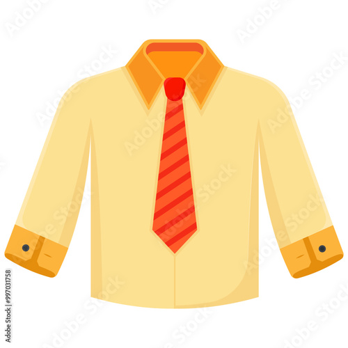 Dress Shirt with Tie