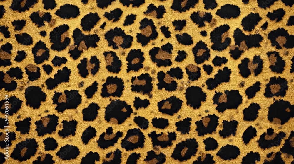 A repeating pattern that looks like leopard spots. A repeating pattern that looks like leopard spots.