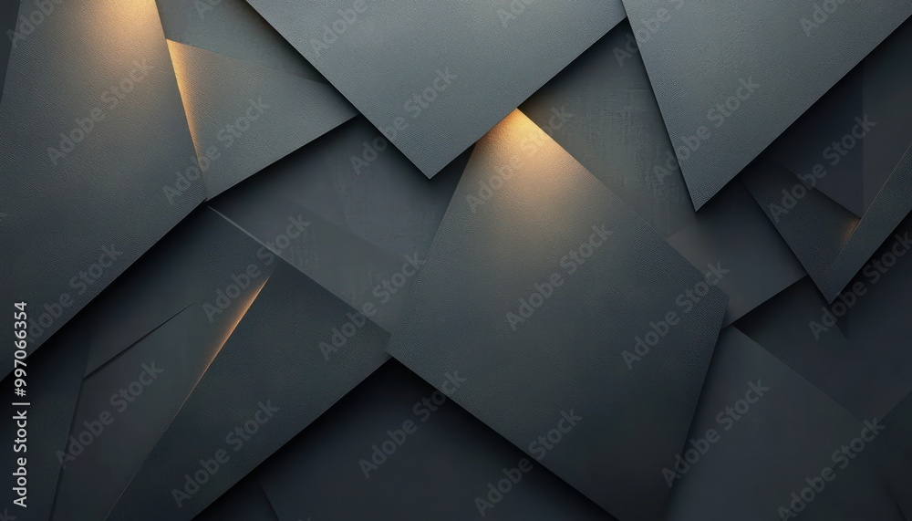 Luxurious dark graphite grey geometric background, styled with abstract paper elements and dramatic lighting for a sophisticated look. Luxurious dark graphite grey geometric background, styled with abstract paper elements and dramatic lighting for a sophisticated look.